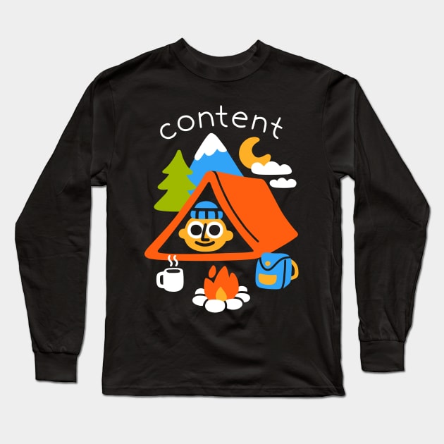 Content Long Sleeve T-Shirt by obinsun